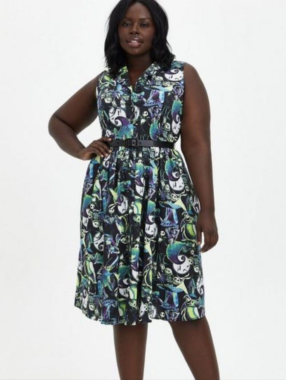 Torrid Disney NBC Nightmare Before Christmas Retro Swing Dress Size 14, GUC